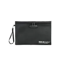 MAXSafes Fireproof Document Bag 1600F with Combination Lock Black