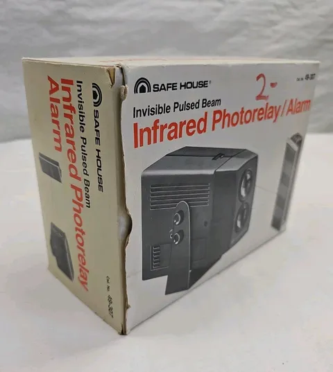 Safe House Invisible Beam Infrared Photorelay / Alarm 49-307 Radio Shack NOS