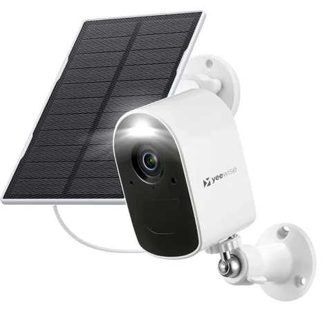 Solar Security Camera Wireless Outdoor, 2K QHD Home Security System