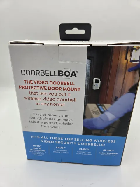 Anti-Theft Ring/Camera Video Doorbell Mount, Door Bracket No Drilling