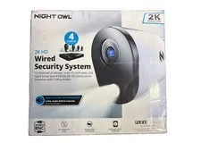 Night Owl 2K Wired Security Camera System 4 Cameras 2TB DVR 12 Channel New