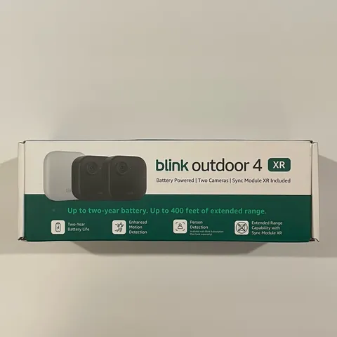 NEW Blink Outdoor 4 XR Wireless Security Camera Sync Module 2 Camera System