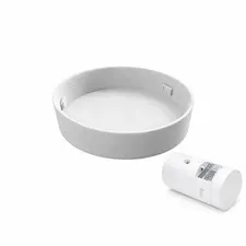Battery Door Cover for Ring Outdoor Cam fit Both Stick up & Plus Camera - White