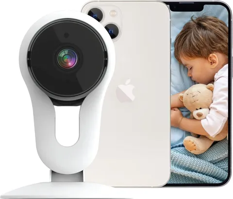 Smart Indoor Wifi Camera - HD Video, Motion Detection, Night Vision, 2-Way Audio