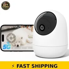 RICHCHO 2K QHD Indoor Security Camera with Pan & Tilt, White