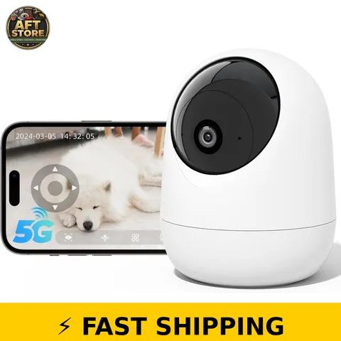 RICHCHO 2K QHD Indoor Security Camera with Pan & Tilt, White
