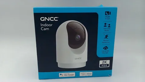 GNCC 2K Cameras For Home Security-Indoor Cam For Baby Monitor/Pet Blue
