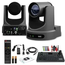 PTZOptics Move SE PTZ Camera with 20x Optical Zoom + PTZOptics SuperJoy PTZ