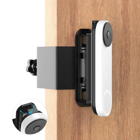 Anti-Theft Adjustable Mount for Google Nest Doorbell (Battery), No Drill Moun...