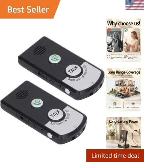 Intercoms Wireless for Home, Long Range Wireless Intercom System for Room to ...