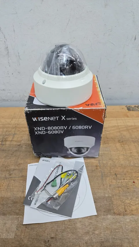 Wisenet X Series, XND-6080V, 2 Megapixel Network Dome Security Camera