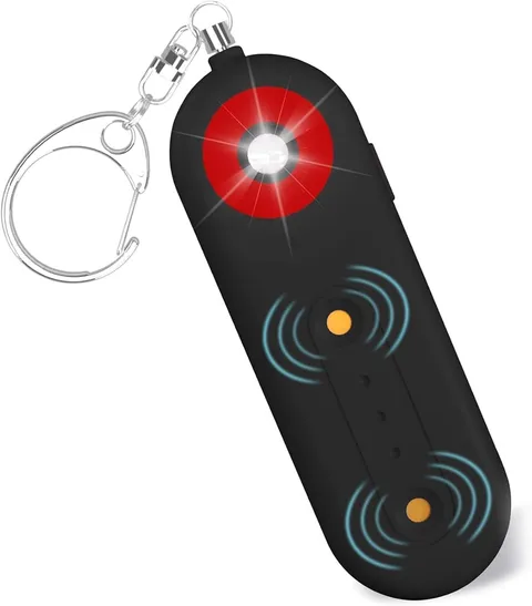 ROTOPATA Personal Safety Alarm 130dB Rechargeable Black