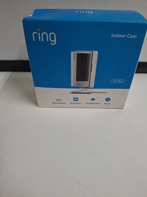 Ring Indoor Cam (2nd Gen) Wired 1080p Security Camera - White