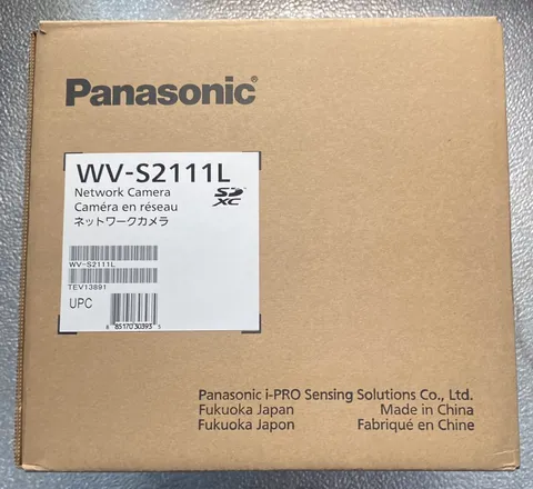 Panasonic WV-S2111L Network Security Camera NEW OPEN BOX