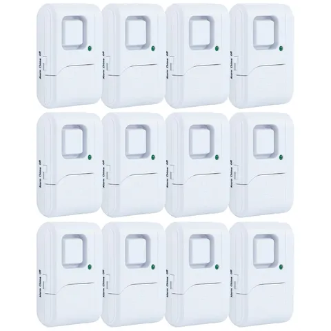120dB Door & Window Alarm 12-Pack