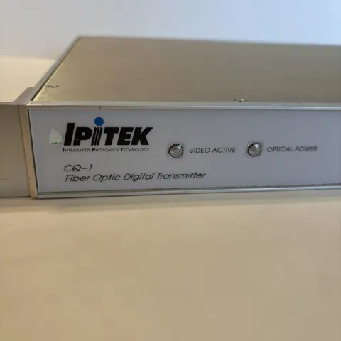 Ipitek CQ-1 Fiber Optic Digital Transmitter IM-CQ1-TX-104-13-1-F-P Parts Only