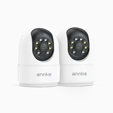 ANNKE 2PCS 2MP WiFi Security Camera Dual Light Night Vision Two-Way Audio