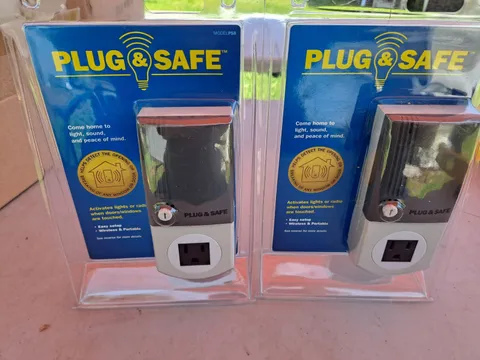Plug & Safe Set Of 2 PS8 Home Motion Sensor  New