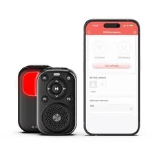 2 in 1 Smart Portable Personal Safety Alarm Mini Bluetooth Speaker with App N...
