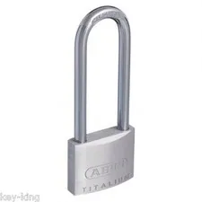 ABUS Long Shackle Padlocks 64TI40HB63 40mm -Abus Titalium Padlock-FREE POST