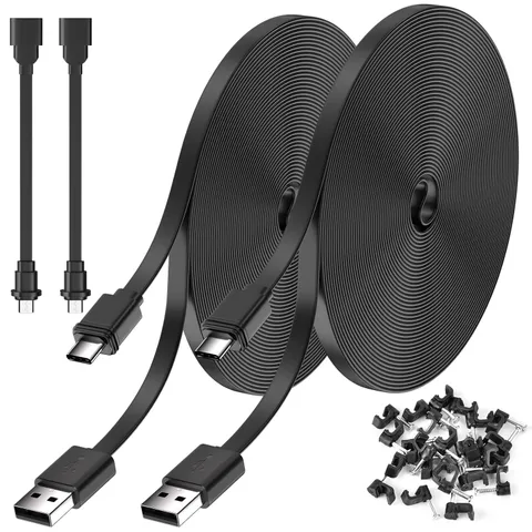 2Pack 25FT Power Cable for Blink Mini2,Blink Mini,Blink Outdoor 4 (4Th Gen)/Blin
