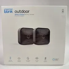 Blink Outdoor 3rd Gen 2-Camera Wireless Security System Sync Module 2 Sealed