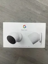 Google Nest Security Indoor Outdoor Cameras G3AL9 (Snow) 2-Pack with box