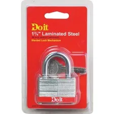 Do it 1-3/4 In. Warded Steel Padlock 8594DDIB SIM Supply, Inc. 8594DDIB