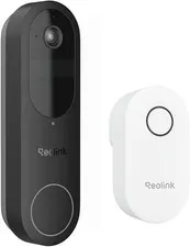 Video Doorbell Battery with Chime, 2K 5/2.4Ghz Wi-Fi Head-To-Toe View, Person/Ve