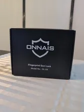 ONNAIS IRON BIOMETRIC FINGERPRINT GUN SAFE FOR HANDGUNS IN BOX MO. GL-04