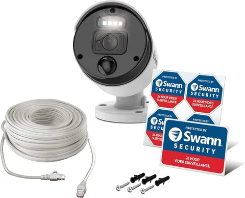 Swann Add-On NVR Master Series Bullet Security Camera 4K SWNHD-875WLB-US NEW