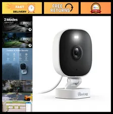 4MP Home Security Camera - Indoor/Outdoor, Color Night Vision, 2-Way Audio, AI D