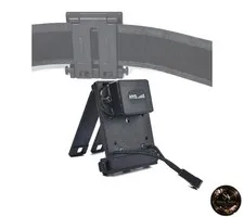 HYS Belt-Mounted Radio Holder Transceiver Bracket Easy Attachment/Detachment for