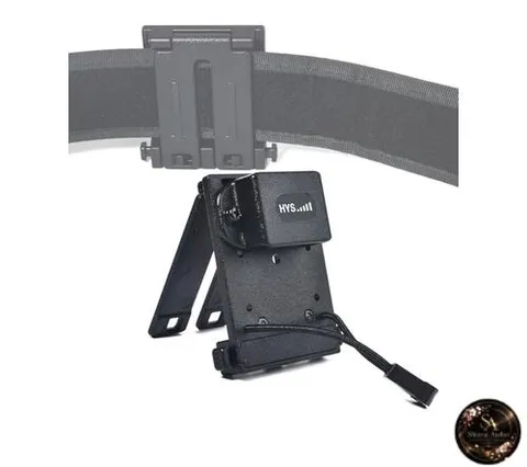 HYS Belt-Mounted Radio Holder Transceiver Bracket Easy Attachment/Detachment for