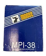 Moose Products MPI-38 Self Contained Siren Security Speaker Alarm