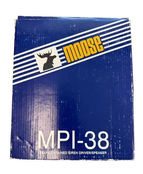 Moose Products MPI-38 Self Contained Siren Security Speaker Alarm