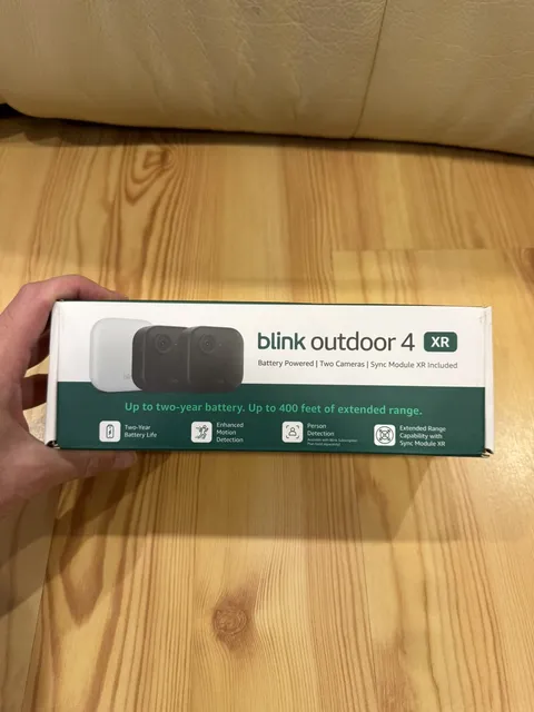 Blink Outdoor 4 XR Smart Security 2 Camera System - Up to 400 Feet Range SEALED