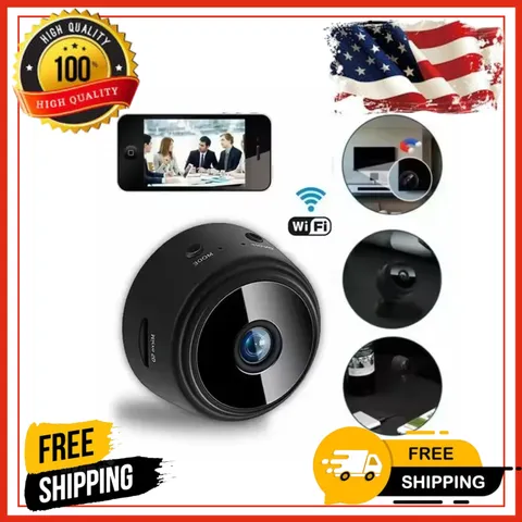 Mini WiFi Security Camera HD Wireless Night Vision Home Outdoor Smart Cam
