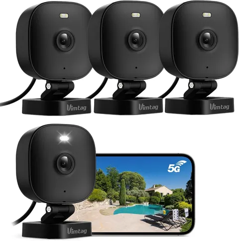 2.5K Security Camera Indoor/Outdoor, Cameras for Home Security with Color Night