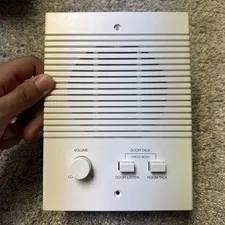 M&S Systems N35 White Push Button Voice Intercom Indoor Speaker
