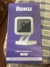 Roku Indoor Camera SE 1080p HD Video, Smart Alerts, Two-Way Audio, Cloud Storage