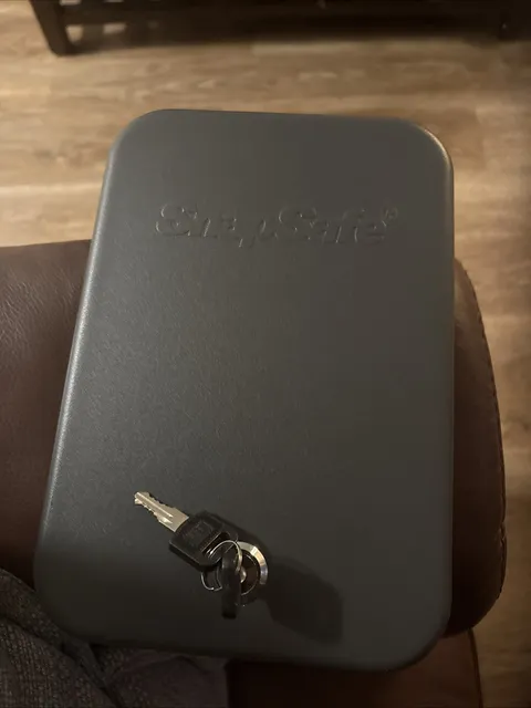 Snapsafe Treklite Lock Box w/ Key Lock-XL, TSA Lock Approved (Polycarbonate)