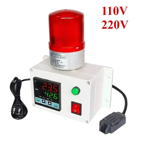 105dB Intelligent Over High And Low Temperature And Humidity Alarm Limit Sensor