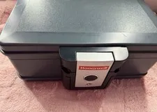 Honeywell 1102 Small Fire Resistant Safe 30 Min UL Key Lock, Gray