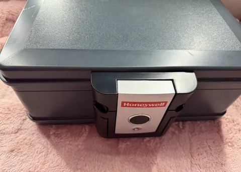 Honeywell 1102 Small Fire Resistant Safe 30 Min UL Key Lock, Gray