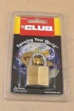 The Club UTL815 30mm Brass Padlock, Gold