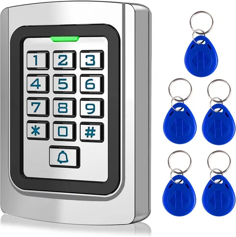 Universal Wired Access Control Keypad, PIN Code & ID Card Metal Door Keypad