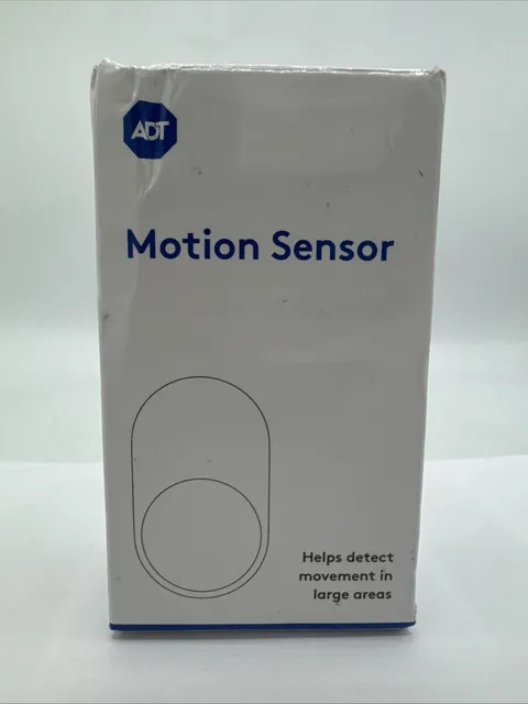 ADT SSM5R0-29-WH Indoor Motion Sensor, White, Battery Powered, Home Security