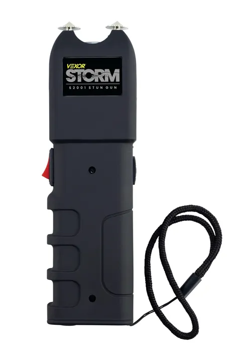 Vexor Storm S2001 Personal Safety Device - Rechargeable with LED Light - Ergo...