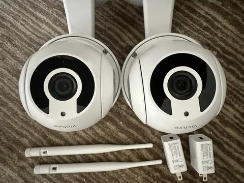 Victure pc660 Wireless 360 Degree 1080P Security Camera Night Vision Wi-Fi X2